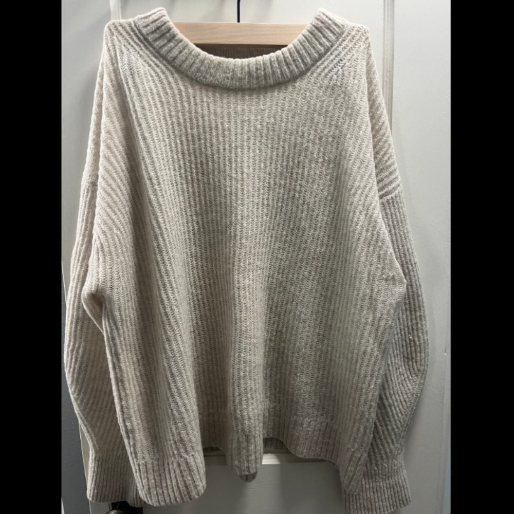 Everlane Alpaca Crew Almond